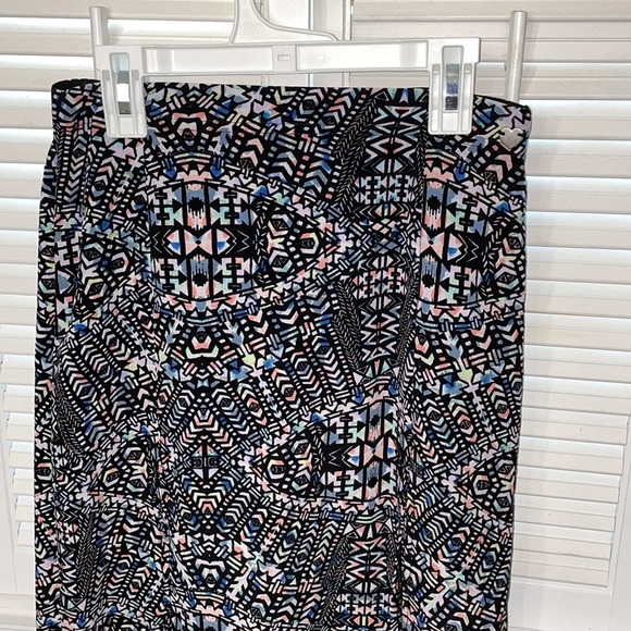 Kendall and Kylie high slit maxi skirt multicolor Jenner kardashian - Picture 2 of 5